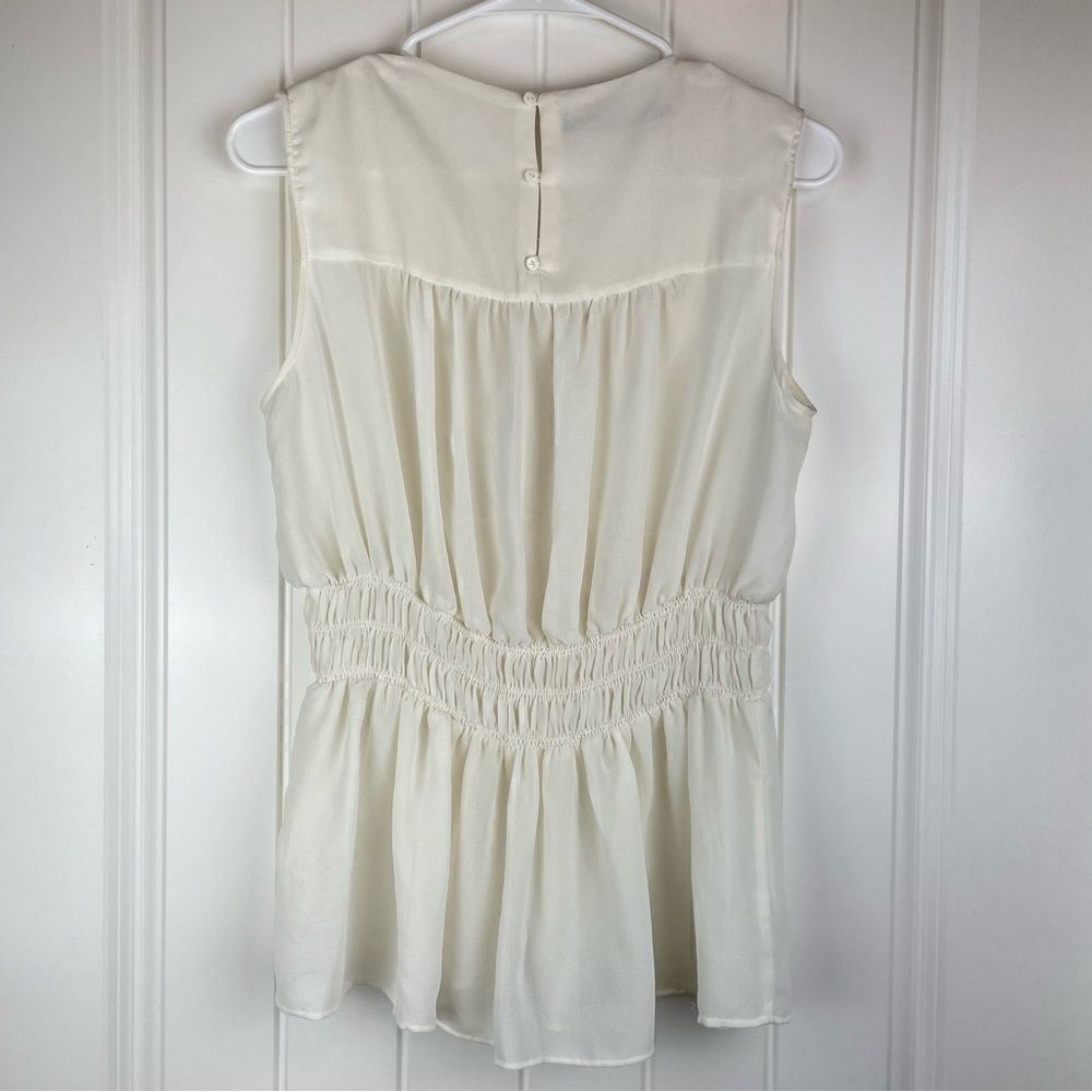 Zara embroidered scoop neck tank top - Picture 2 of 6